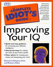 Cover of: The Complete Idiot's Guide to Improving Your IQ by Richard Pellegrino