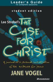 Cover of: The Case for Christ/The Case for Faith--Student Edition Leader's Guide