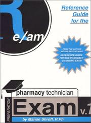 Cover of: Reference guide for pharmacy technician exam