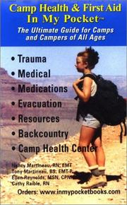 Cover of: Camp Health and First Aid in My Pocket