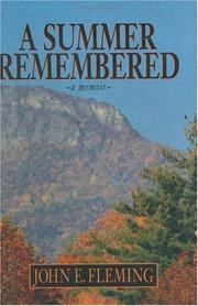 Cover of: A Summer Remembered | John E. Fleming