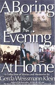 Cover of: A Boring Evening at Home