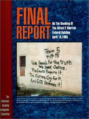 Cover of: The Final Report on the Bombing of the Alfred P. Murrah Building by Charles Key