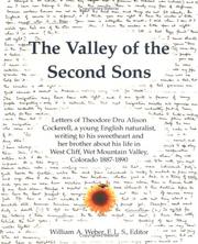The valley of the second sons by Theodore Dru Alison Cockerell