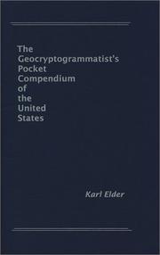 geocryptogrammatists pocket compendium of the United States