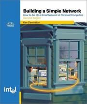 Cover of: Building a Simple Network by Ken Denniston