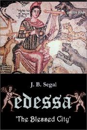 Cover of: Edessa 'The Blessed City' by J. B. Segal