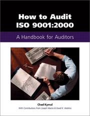 Cover of: How to Audit ISO 9001:2000