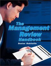 Cover of: The Management Review Handbook