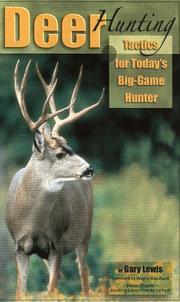 Cover of: Deer hunting: tactics for today's big-game hunter