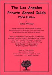 Cover of: The Los Angeles Private School Guide 2004 Edition