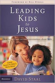 Cover of: Leading kids to Jesus: how to have one-on-one conversations about faith