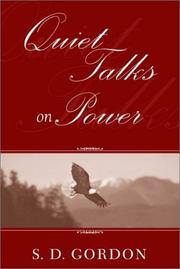 Cover of: Quiet Talks on Power by Samuel Dickey Gordon