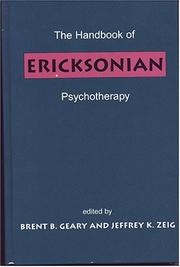 Cover of: The Handbook of Ericksonian Psychotherapy by 