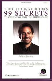 Cover of: The Clothing Doctor's 99 Secrets to Cleaning & Clothing Care