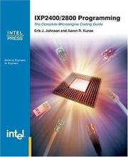 Cover of: IXP2400/2800 Programming: The Complete Microengine Coding Guide