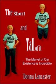 Cover of: The Short and Tall of It by Donna Lancaster