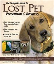 The complete guide to lost pet prevention & recovery by Joseph Andrew Sapia