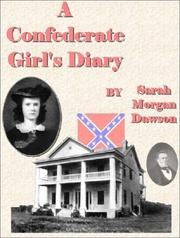 Cover of: A Confederate girl's diary