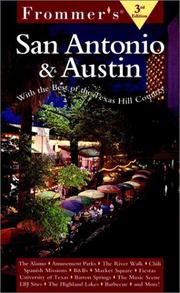 Cover of: Frommer's San Antonio & Austin (3rd Edition)