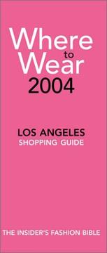 Where to wear 2004 by Jill Fairchild, Gerri Gallagher