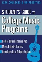 Student's Guide to College Music Programs by Hal Leonard Corp.