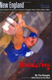 Cover of: New England Bouldering