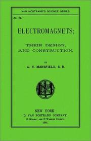 Cover of: Electromagnets | A. N. Mansfield