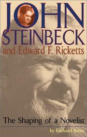 Cover of: John Steinbeck and Edward F. Ricketts by Richard Astro