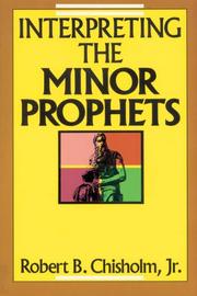 Cover of: Interpreting the Minor Prophets