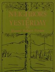 Cover of: Neighbors of yesterday