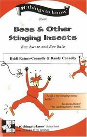 Cover of: Bees & Other Stinging Insects: "Bee Aware and Bee Safe" (10thingstoknow about . . . series)