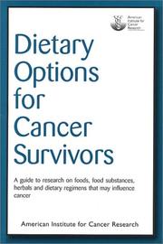 Cover of: Dietary Options for Cancer Survivors