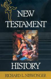 Cover of: New Testament History by Richard L. Niswonger