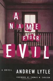 Cover of: A name for evil: a novel