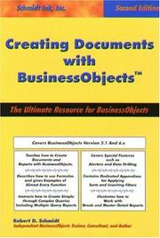 Cover of: Creating Documents with BusinessObjects