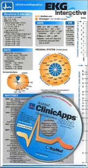 Cover of: Ekg Interactive: Electrocardiography And Scymed Clinicapps: Clinical Calculators, 2001 For Healthcare Professionals: (card With Mini Cd-rom For Windows 95/98/me)