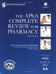 Cover of: The APHA complete review for pharmacy