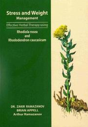 Cover of: Stress and Weight Management by Nina Anderson, Zakir Ramazanov, Maria Del Mar Bernal Suarez, Maria Del Mar Bernal Suarez, Nina Anderson