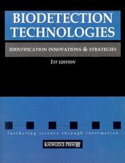 Cover of: Biodetection Technologies: Identification Innovations & Strategies