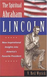 Cover of: The spiritual Abraham Lincoln