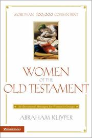 Cover of: Women of the Old Testament by Abraham Kuyper