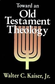 Cover of: Toward an Old Testament Theology