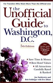 Cover of: The Unofficial Guide to Washington, D.C. (5th ed)