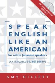 Cover of: Speak English like an American = by Amy Gillett