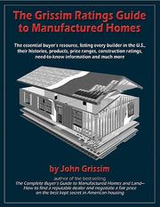 The Grissim Ratings Guide to Manufactured Homes by John Grissim