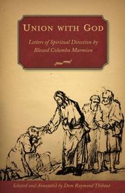 Cover of: Union with God: Letters of Spiritual Direction by Blessed Columba Marmion