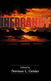 Cover of: Inerrancy by edited by Norman L. Geisler.