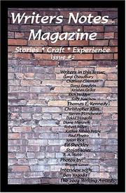 Cover of: Writers Notes Magazine by Christopher Klim, Thomas E. Kennedy, Ben Yagoda
