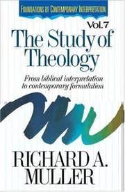Cover of: The study of theology